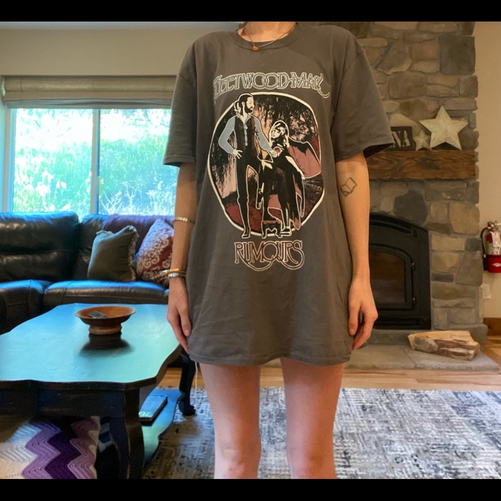 Nasty gal oversized fleet wood Mac tee